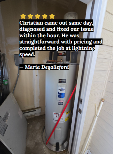 Water heater replacement and installation service