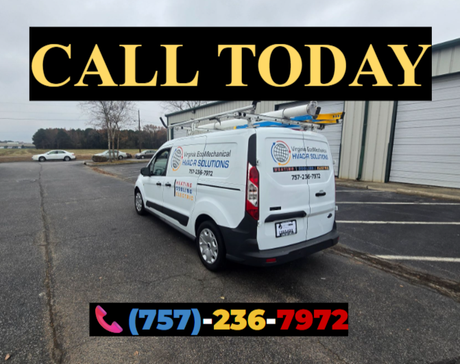Virginia EcoMechanical service vehicle ready for customer appointments