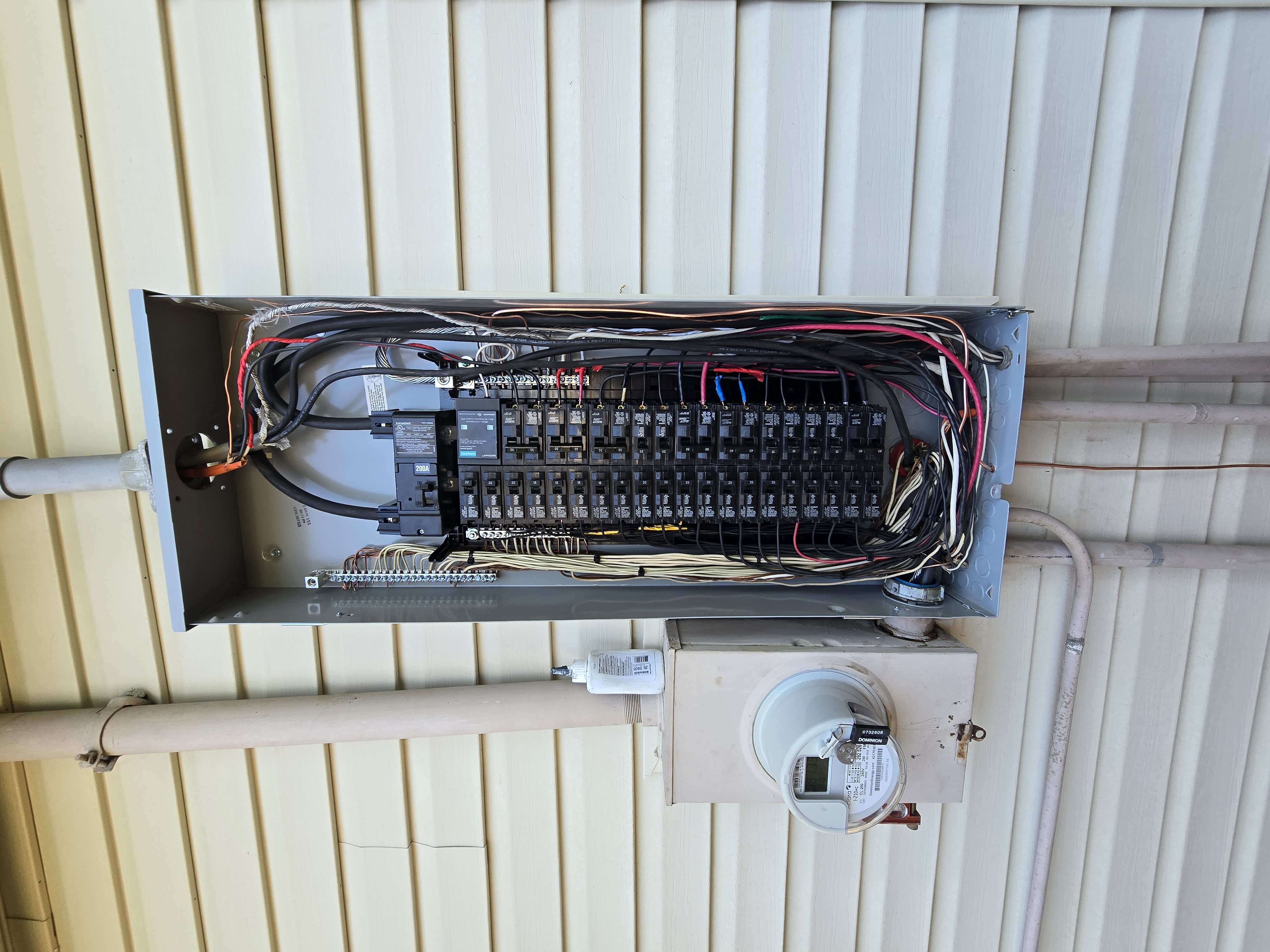 Electrical panel upgrade and service work